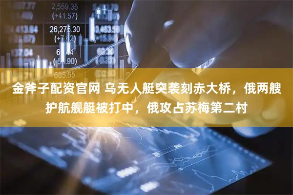 金斧子配资官网 乌无人艇突袭刻赤大桥，俄两艘护航舰艇被打中，俄攻占苏梅第二村